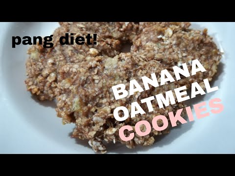 Video: Paano Gumawa Ng Oatmeal At Banana Cookies