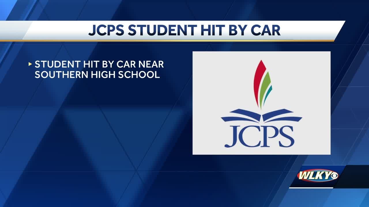 JCPS student hit by car while crossing to school - YouTube