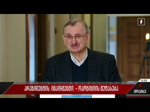 პრეზიდენტის იმპიჩმენტი - ოპოზიციის შეფასება