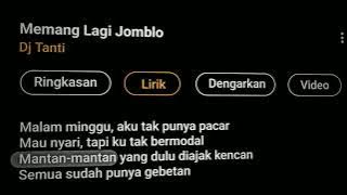 dj memang aku jomblo || lirik lagu aestectic versi slow (dj tiktok viral 2022)