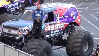 Monster Trucks intro's @Puyallup Spring Fair 2014