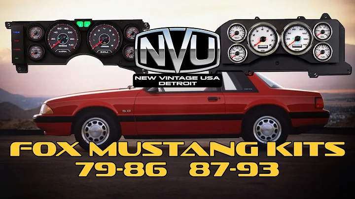 FOX MUSTANG GAUGE KITS FROM NVU