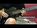 Dangerous - Roxette | Guitar solo tutorial (with harmonica part)| Slow approach with TAB!