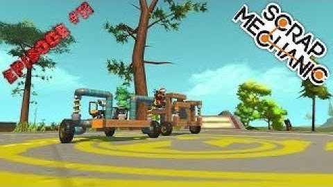 WELD TOOL FUN, A FRAME SUSPENSION | Scrap Mechanic Ep11