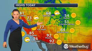 Tuesday's South Western Regional Weather Outlook   Oct 10, 2017