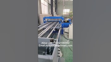 Full Automatic Welded Wire Mesh Welding Machine Can Make 3 Pieces at the same time.