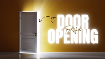 How To Create Door Opening Transition In Premier | Premiere Pro Tutorial | UBGOT Academy