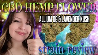 Lavender Kush & Allium OG | Lost Oak Farms | CBD Hemp Flower Review