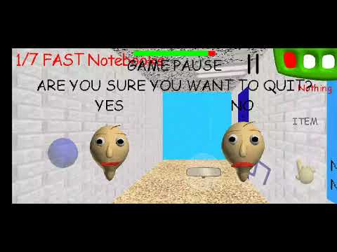 All Secret Code In Baldi's Basics Super Duper Ultra Fast Mode.... V1.6.0 #baldibasics