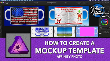 How To Create Mockup Templates in Affinity Photo | Be Creative