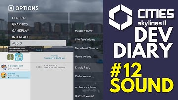 Cities: Skylines 2 - Dev Diary - #12 Sound & Music