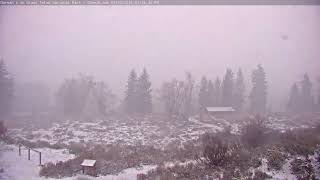 Teton Time Lapse of sunset viewed from Dornan's on April 2, 2026