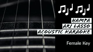 Hampa - Ari Lasso - Acoustic Karaoke (Female Key)