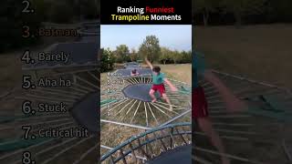 Ranking the Funniest Trampoline Fails 😂 #shorts