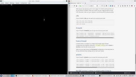 fedora kde connect firewall