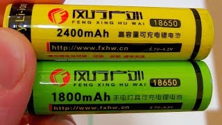 Cheap Ebay 18650 Li-ion batteries (test and autopsy)