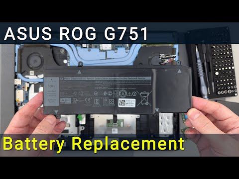 Asus ROG G751 Battery Replacement | Repair Fast-Draining Battery