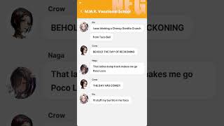 M.M.R Bla Bla Chat has been leaked! #nikke #nikkememe #memes #brainrot #waifu #jaydaddy #parody