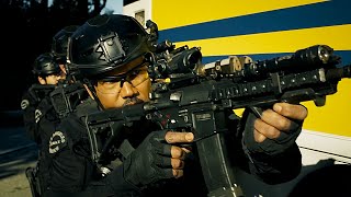 SWAT VS The Shooter (Who Captured The Coach And The Basketball Team) - S.W.A.T 6x12
