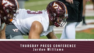Thursday Press Conference - Jordan Williams