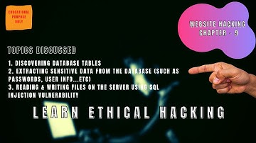 How To Hack Website Using Kali Linux Chapter 9