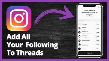 How to Add All Your Instagram Following to Threads - Latest Update 2023