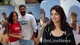 Sriti Jha and Shabbir Ahluwalia with Kanchi Kaul at Iska Naam Se Haryana movie Screening | Kumkum