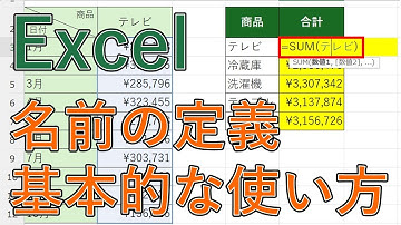 Excel(エクセル)の名前の定義の使い方【一括(複数)設定・削除・範囲変更】