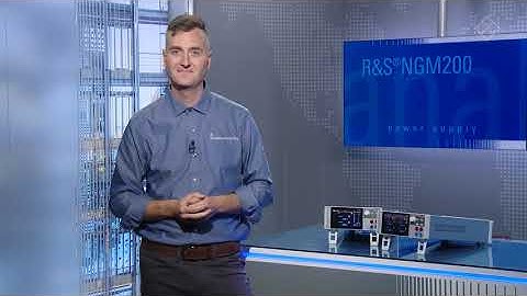 Demo video: Key features of the R&S®NGM200 series power supplies
