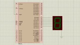 Interfacing 7 segment display with 8051
