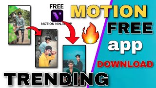 How to Editing motion app free 💥 trending video 📸 photo editing #motionninja #trending #editing #app screenshot 4