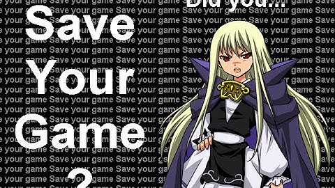 Please Save Your Game