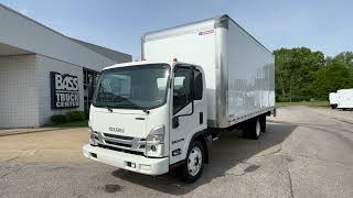 ISUZU NPR GAS HD BOX TRUCK WITH POWER LIFTGATE FOR SALE