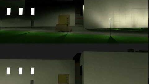 Dec.2008 - Shadows Comparison - POV-ray Dialux www.tecnoluce.eu