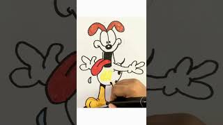 How to Draw Odie 🐶 Easy Step-by-Step Tutorial I