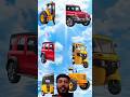 Auto Rickshaw vs Sports Car 😱 Cartoon Vehicle Challenge🤔🛺💪