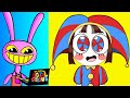 Dolly and Pomni React to The Amazing Digital Circus Animations | Best Funny Videos Compilaton # 106