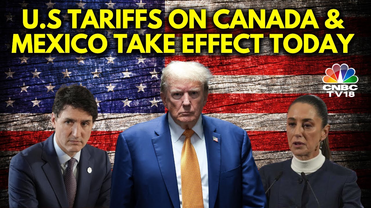 US President Donald Trump Says 25% Tariff On Canada & Mexico Will Start ...