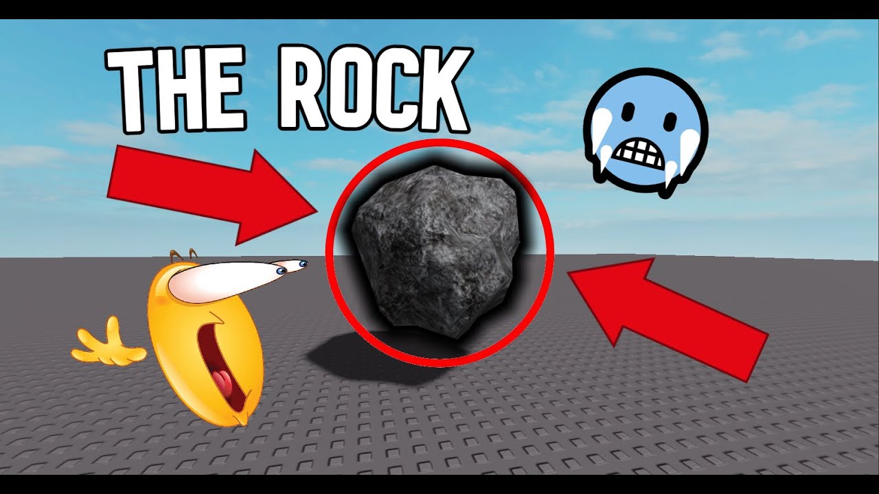 throwable rock roblox 🥶 - YouTube