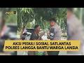 AKSI PEDULI SOSIAL SATLANTAS POLRES LANGSA BANTU WARGA LANSIA