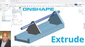 Onshape - Part Studio Tutorial - Extrude (Part 1)