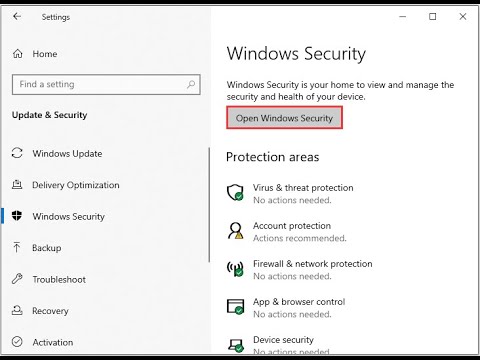 Fix Windows Security is not opening Latest Windows 11 - YouTube