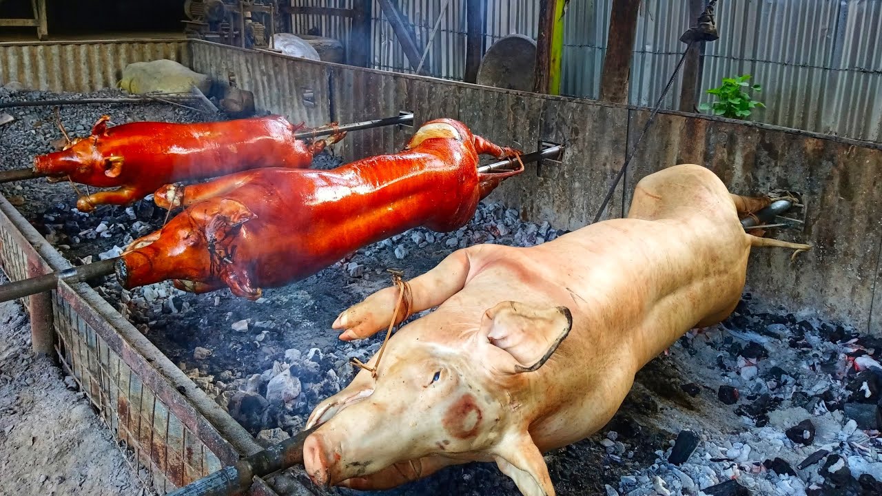 Letchon nanaman tayo, Tadtad ng boneless letchon belly - YouTube