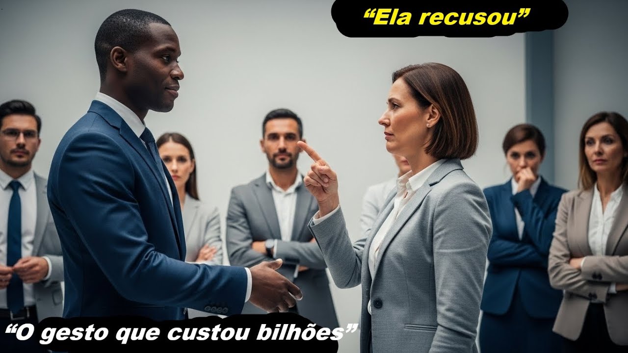 Ela recusou apertar a mão de um CEO negro — na manhã seguinte, US$ 2,4 bilhões desapareceram...