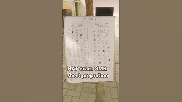 NAT exam OMR sheet and ROLL number filling practice in Basic department #NAT #upbasic  #OMR #ROLLNO