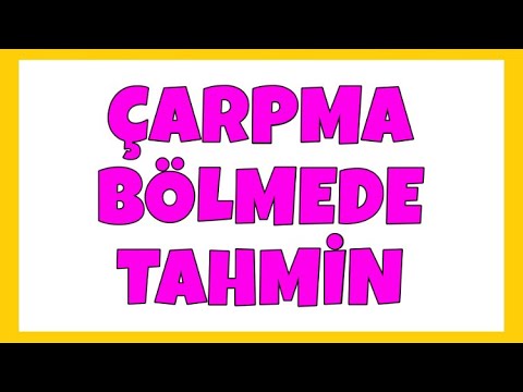 Video: Bölmeyi tahmin etmek için uyumlu sayıları nasıl kullanırsınız?