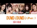 【日本語字幕/カナルビ/歌詞/和訳】(G)l-DLE - DUMDiDUMDi (Japanese.ver)