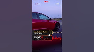 Electronic active sound exhaust system Tesla model 3 electric #ENGINEVOX