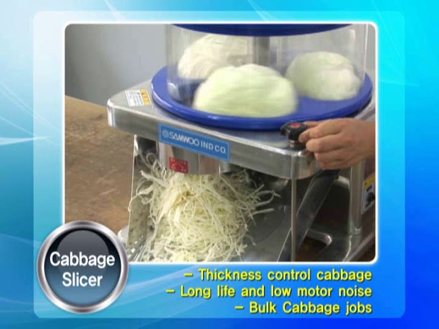 Deluxe Cabbage Shredder Product Demonstration 