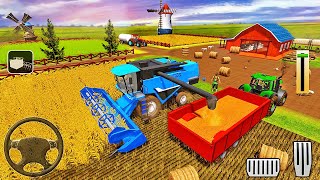 Real Tractor Farming Simulator 2024 - Harvester Tractor Driving - Android Gameplay screenshot 4